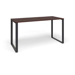 HON Basyx Commercial-Grade Executive Desk, 55", Walnut