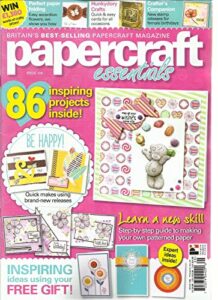 paper craft essentials magazine, 2016 issue 129 (86 inspiring projects inside