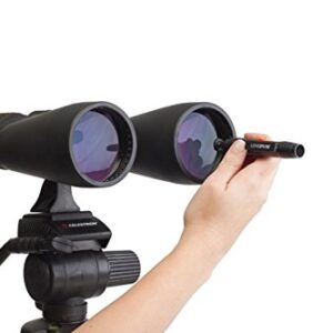 Celestron - 80mm Travel Scope - Portable Refractor Telescope - Bonus Astronomy Software Package - Digiscoping Smartphone Adapter & LensPen - Optics Cleaning Tool, Black (93575)