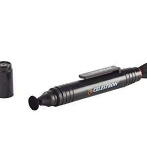 Celestron - 80mm Travel Scope - Portable Refractor Telescope - Bonus Astronomy Software Package - Digiscoping Smartphone Adapter & LensPen - Optics Cleaning Tool, Black (93575)