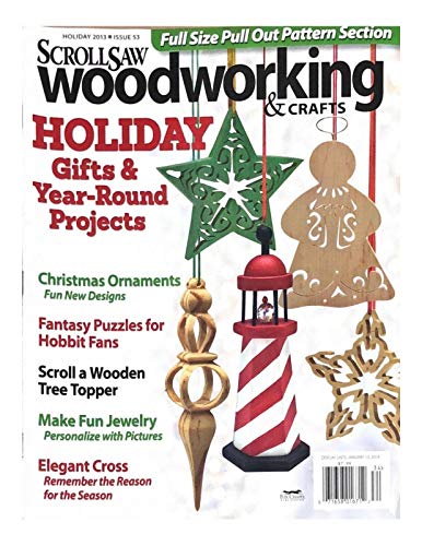 SCROLL SAW WOOD WORKING & CRAFTS MAGAZINE, DISPLAY UNTIL JAN 13 2014