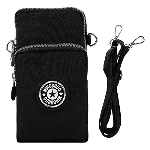 Lightweight Roomy Pockets Smartphone Bag Purse Wallet Crossbody Bag for iPhone SE 2020 iPhone 13 iPhone 12 Mini 11 Pro Max XR XS Max Google Pixel 6 5a 4a 5G 4