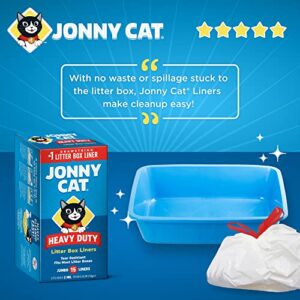 Jonny Cat Heavy Duty Jumbo Tear-Resistant Litter Box Liners, 15 Count