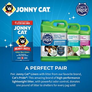 Jonny Cat Heavy Duty Jumbo Tear-Resistant Litter Box Liners, 15 Count