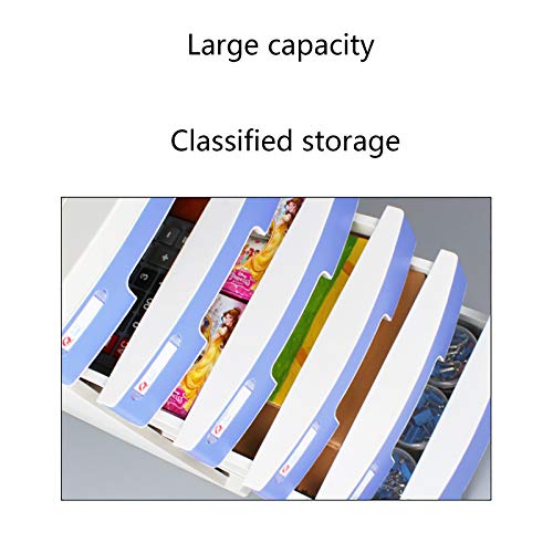 Storage Drawers Desk Storage Unit Organizer Lockable File Cabinet A4 Box for Office(Size:11.6 * 15.5 * 12.7 inch) (Color : Gray)