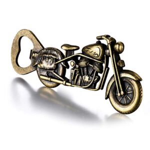 beer gifts for men dad boyfriend husband, fathers day, gifts from daughter son motorcycle bottle opener, birthday bikers presents for him grandpa