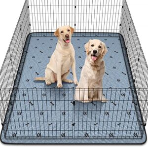 gimars upgrade heavy absorbency non-slip washable pee pads for dogs, 72"x72"，65"x48"，36"x31" reusable anti-tear dog training pads,waterproof floor mat for incontinence, playpen