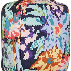 Vera Bradley Women's Recycled Lighten Up ReActive Lunch Bunch Lunch Bag, Happy Blooms Cross-Stitch, One Size