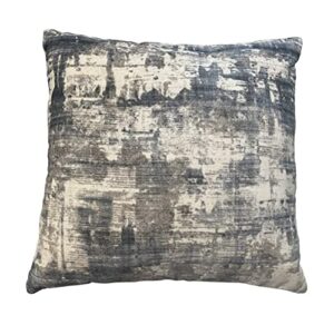 noori rug 1 throw pillow, 20x20x4, silver