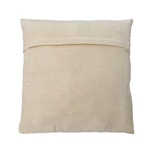 Noori Rug 1 Throw Pillow, 20x20x4, Silver