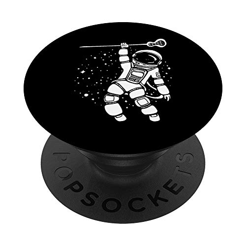 Lacrosse Player For Kids Cool Space Astronaut PopSockets PopGrip: Swappable Grip for Phones & Tablets