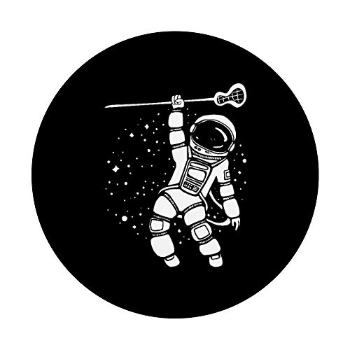 Lacrosse Player For Kids Cool Space Astronaut PopSockets PopGrip: Swappable Grip for Phones & Tablets