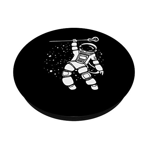 Lacrosse Player For Kids Cool Space Astronaut PopSockets PopGrip: Swappable Grip for Phones & Tablets