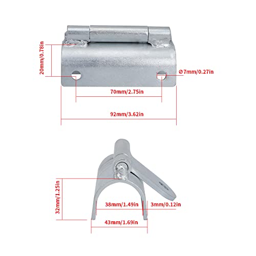 AUTOVIC for Snowmobile Bumper Hitch for Polaris Ski-Doo Arctic Ca t Yamaha Towing Hitch