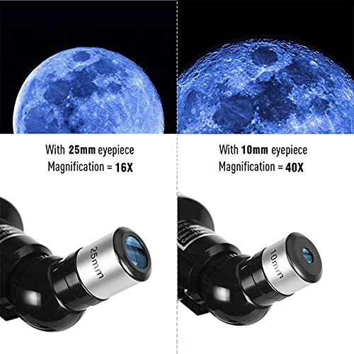 Telescopes for Adults, 70mm Aperture 400mm AZ Mount, Telescope for Kids Beginners, Fully Multi-Coated Optics, Astronomy Refractor Telescope Portable Telescope with Tripod, Phone Adapter, Backpack