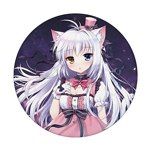 Anime Girl Japanese Aesthetic anime Otaku Gift PopSockets PopGrip: Swappable Grip for Phones & Tablets