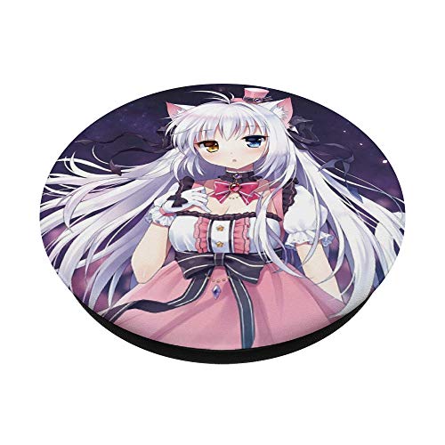 Anime Girl Japanese Aesthetic anime Otaku Gift PopSockets PopGrip: Swappable Grip for Phones & Tablets