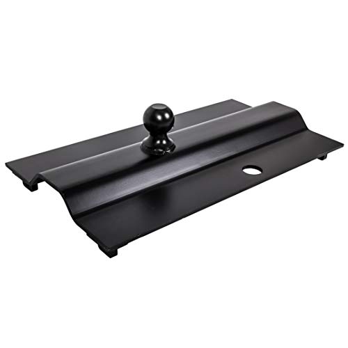 HECASA 5th Wheel Gooseneck Hitch Adapter Plate Compatible with Pickup Truck Bed - 25,000 lbs Gross Trailer Weight Rating 2-5/16 Inch Ball