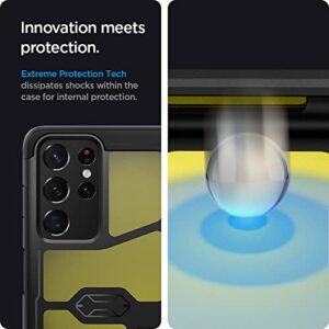 Spigen Tough Armor [Extreme Protection Tech] Designed for Galaxy S21 Ultra Case (2021) - Black