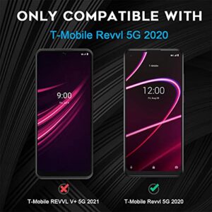 Orzero (3 Pack) Tempered Glass Screen Protector Compatible for T-Mobile Revvl 5G 2020 Release (Not Fits for T-Mobile REVVL V+ 5G 2021), 9 Hardness HD Anti-Scratch (Lifetime Replacement)