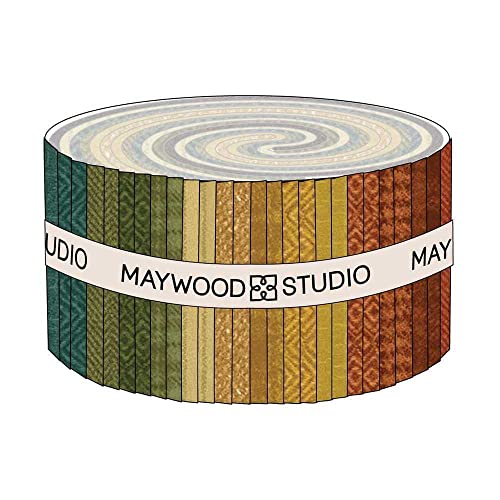 Bonnie Sullivan Woolies Flannel Desert Sunset Strips 40 2.5-inch Strips Jelly Roll Maywood Studio