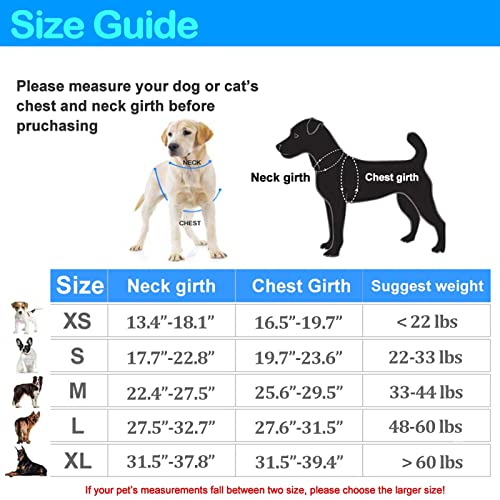 Supet Dog Harness No Pull, Dog Vest Harness with Dog Leash, No Choke Dog Harness Adjustable Reflective Heavy Duty Pet Harness with Easy Control Handle for Small Medium Large Dog