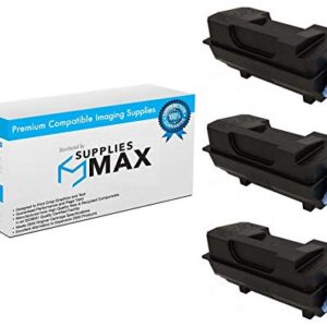 SuppliesMAX Compatible Replacement for Kyocera Mita ECOSYS M3655IDN/M3660IDN/M3860IDNF/P3055DN/P3060DN/P3155DN/P3260DN Toner Cartridge (3/PK-25500 Page Yield) (TK-3192) (1T02T60US0_3PK)