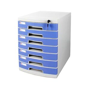 BXYXJ Multi-Functional 7/10/11/14 Tier File Cabinet, A4 Data Cabinet with Lock and Organize Cabinet, Label Index Classified Storage. (Size : 7 Layers)