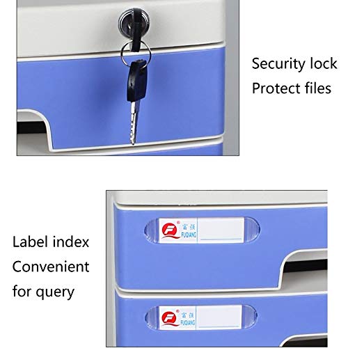 BXYXJ Multi-Functional 7/10/11/14 Tier File Cabinet, A4 Data Cabinet with Lock and Organize Cabinet, Label Index Classified Storage. (Size : 7 Layers)