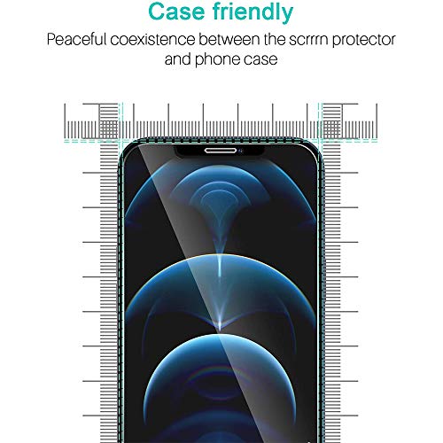 Acediar Tempered-Glass Screen Protector for iPhone 12 Pro Max 【6.7" 3-Pack】 High-Definition Glass Screen Protector for iPhone 12 Pro Max 2020 [Anti-Scratch][Bubble Free] Work Most Case