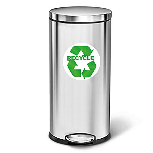 Recycle bin Trash bin Recycle can Trash can Stickers Kitchen Trash and Recycling bin Stickers Home or Office use Vinyl Stickers Organize & Sort Garbage Waste and Recycle Indoor Outdoor Use