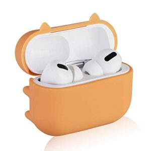 Jowhep Case for AirPod Pro 2019/Pro 2 Gen 2022 Cartoon Cute Silicone Cover with Keychain Funny Shockproof Soft Protective Skin for Air Pods Pro Girls Kids Shell Fun Cases for AirPods Pro Sleeping Dog