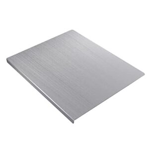 cutting boards, zrrcyy, extra large stainless steel chopping board, baking board, heavy cutting board for kitchen，pastry board for meat，vegetables， bread, cutting mats ( size : 50x40cm )
