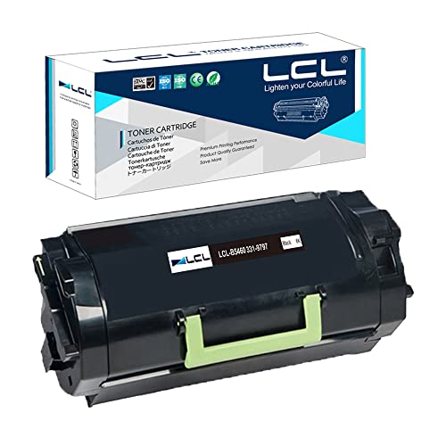 LCL Compatible Toner Cartridge Replacement for Dell B5460 B5465 B5460dn B5465dnf T6J1J 331-9797 GDFKW (1-Pack Black)