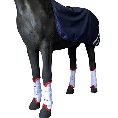 Horse Fly Boots - Fly Horse Boots Perfect for Equine Leg Wraps and Maximum Horse Fly Protection Set of 4