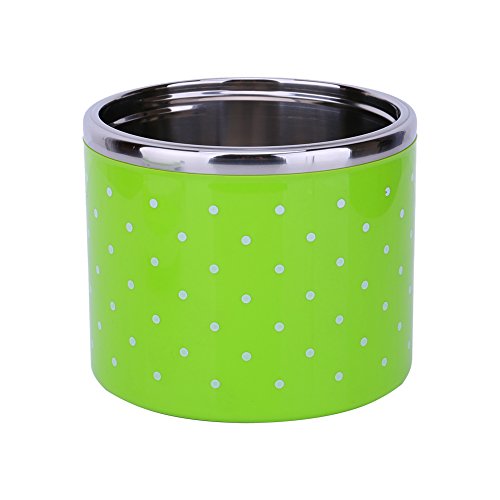 Stainless Steel Insulation Thermo Thermal Lunch Box, Portable Thermal Lunch Box Container Bento Box with Portable Double Handle, Suitable for School, Picnic, Camping, Office, Kitchen Use