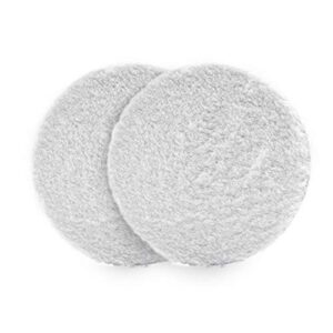 lake country heavy cutting and polishing microfiber pad - microfiber finishing disc - microfiber buffing pad - help remove scratches, buffing swirls and trails (5.25", 2 pack)