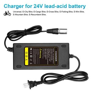 Fancy Buying New 24V 5A Battery Charger for Electric Bike, Wheelchair, Mobility EA1065, S150 180 X-CEL, Jazzy 1107,1121, 1121 HD, 614, 614 HD Smart Automatic with 3-Pin Male XLR Connector