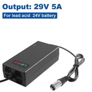 Fancy Buying New 24V 5A Battery Charger for Electric Bike, Wheelchair, Mobility EA1065, S150 180 X-CEL, Jazzy 1107,1121, 1121 HD, 614, 614 HD Smart Automatic with 3-Pin Male XLR Connector