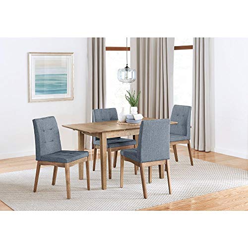 Progressive Furniture Badalona Butterfly Dining Table, 42" Leaf extends to 54" W x 30" D x 30" H, Light Oak