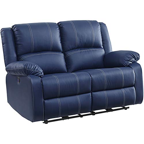 Acme Furniture Zuriel Love Seats, Blue