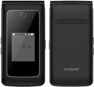 coolpad snap 3311a unlocked t-mobile android 4g lte clamshell flip phone (phone + 32 gb sd card)