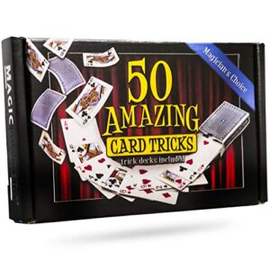 50 amazing card tricks kit for all ages with trick decks included