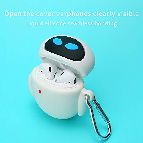 hnspice Case for AirPod 2/1, 3D Cute Cartoons Wall·E Skin Design， for Girls Kids Teens AirPod (EAE)