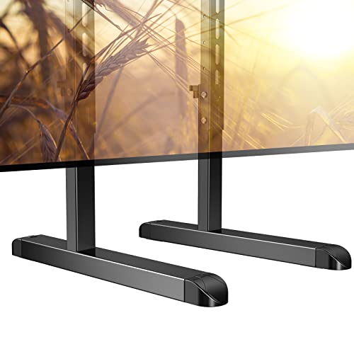 Universal TV Stand, Table Top TV Stand Base Replacement for Most 37 to 80 Inch LCD LED TVs, 4 Height Adjustable TV Legs with Cable Management Hold up to 100lbs,Max VESA 800x400mm,Black(SG81901)