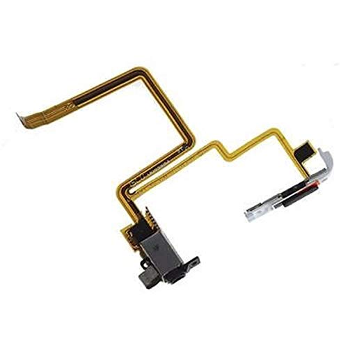 Headphone Audio Jack Hold Switch Flex Cable Replacement Compatible with iPod 5th gen Video (30GB Black)