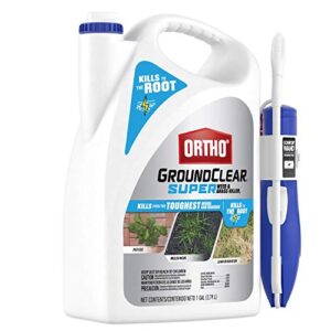 Ortho GroundClear Super Weed & Grass Killer1: with Comfort Wand, Kills to the Root, Fast-Acting, 1 gal.