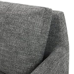 Amazon Brand – Rivet Modern Sofa Couch with Metal Legs, 85"W, Dark Gray