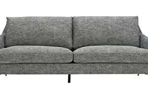 Amazon Brand – Rivet Modern Sofa Couch with Metal Legs, 85"W, Dark Gray