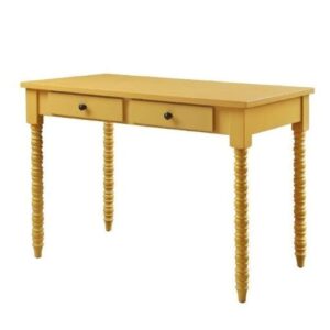 acme furniture altmar desk, yellow